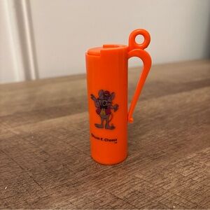 Chuck E. Cheese Orange Token Holder Dispenser Collector Item Rare!